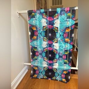 Pineda Covalin silk scarf galaxy print